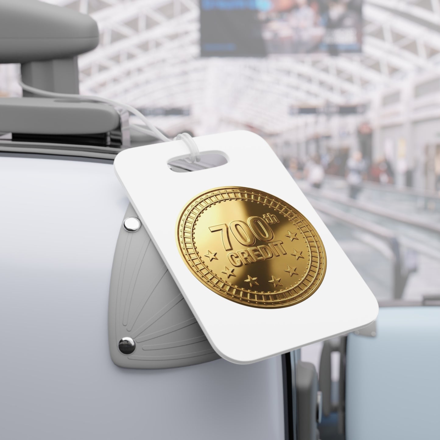 Gold Coaster Club 700th Credit Milestone Luggage Tag - THOOSIEMERCH product image