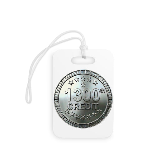 Platinum Coaster Club 1300th Credit Milestone Luggage Tag - THOOSIEMERCH product image