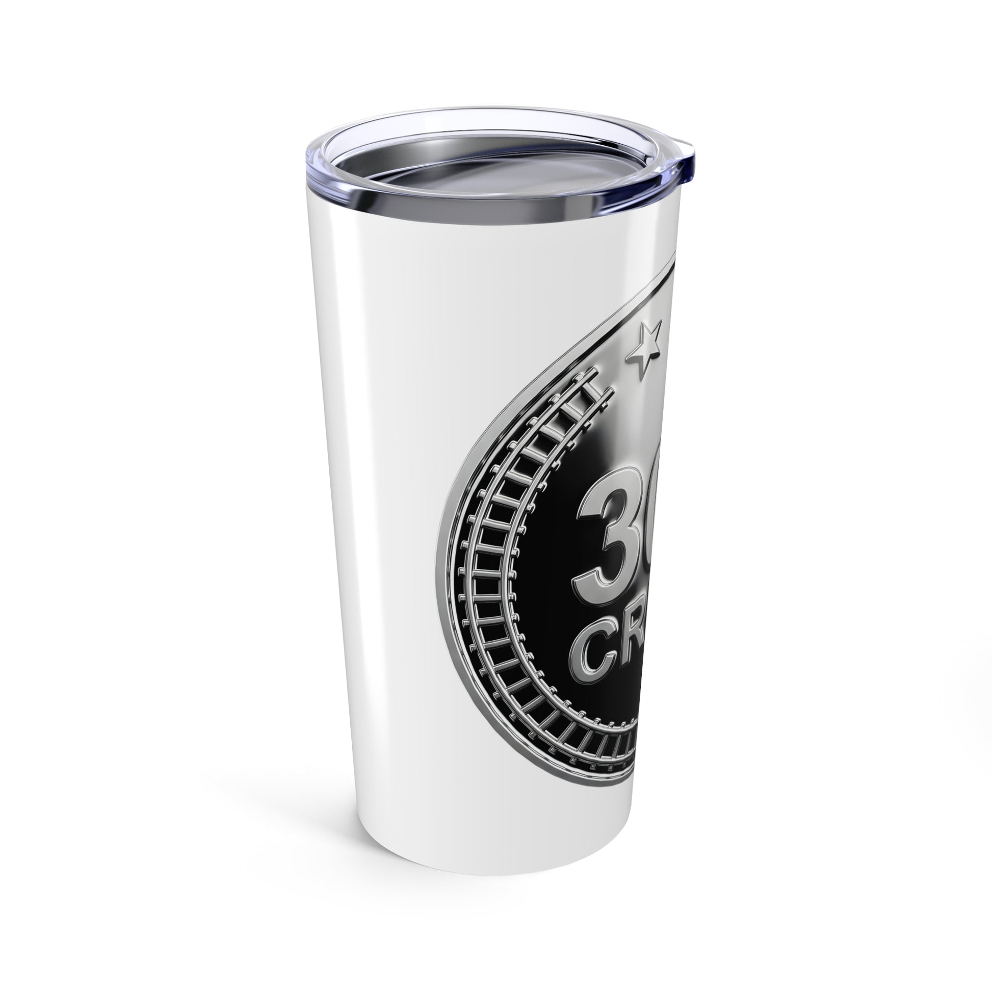 Silver Coaster Club 300th Credit Milestone Tumbler 20oz - THOOSIEMERCH product image