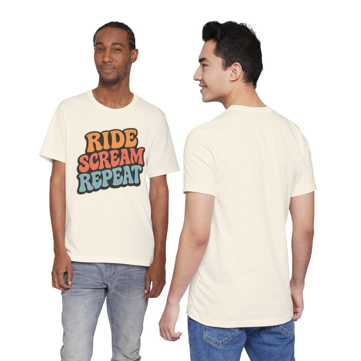 Ride Scream Repeat Retro Tee